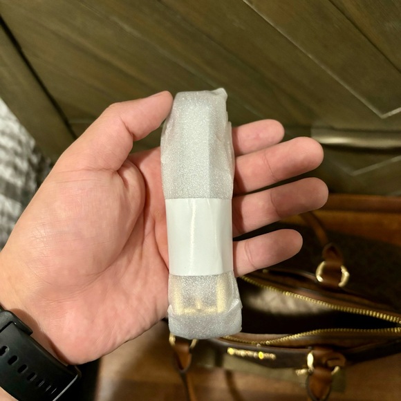 Michael Kors Austen Brown Luggage Medium Satchel Bag - Picture 13 of 14